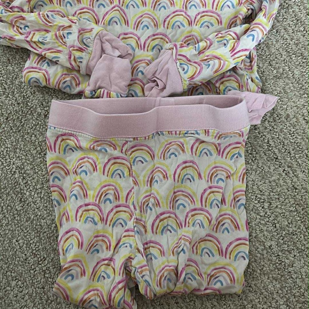 Little Sleepies Pastel Swirl Pajama Set